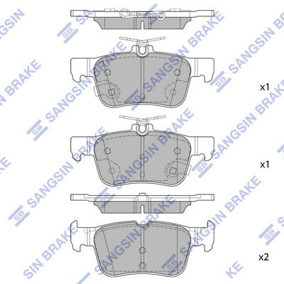 רפידות בלם קדמיות HI-Q SP1919A – פורד מונדיאו V האצ׳בק